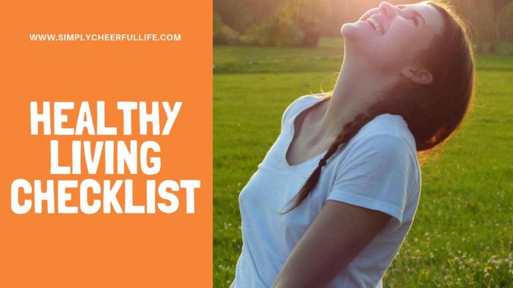 healthy living checklist